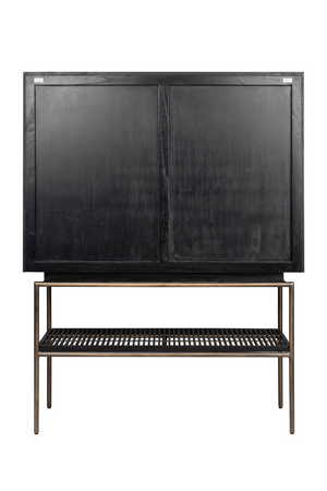 Black Mindi Wood Cabinet | Versmissen Tellem | Oroa.com