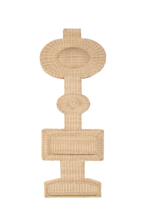 Geometrical Rattan Wall Lamp | Versmissen Totem | Oroa.com