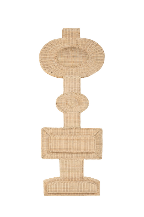 Geometrical Rattan Wall Lamp | Versmissen Totem | Oroa.com