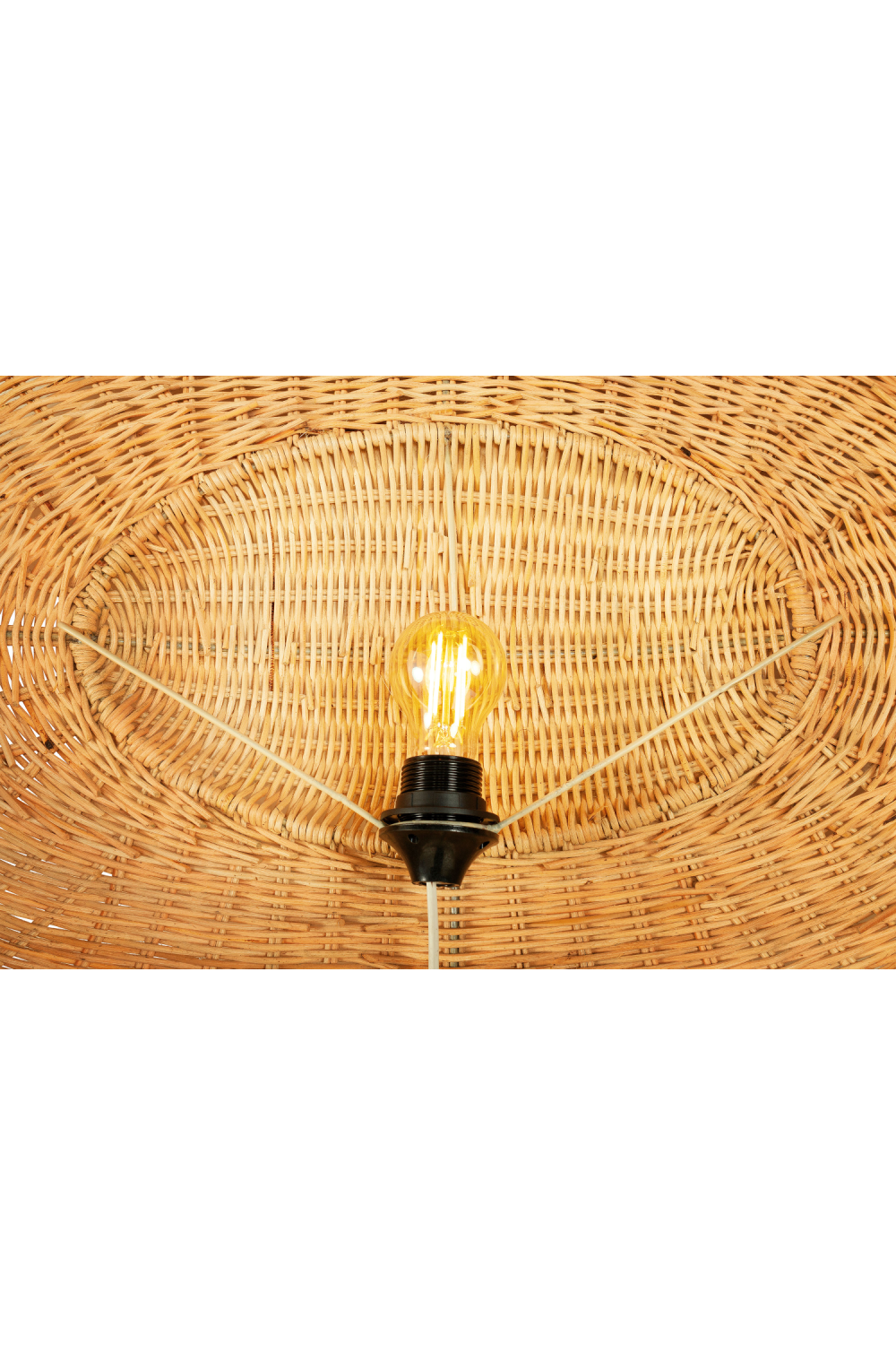 Geometrical Rattan Wall Lamp | Versmissen Totem | Oroa.com