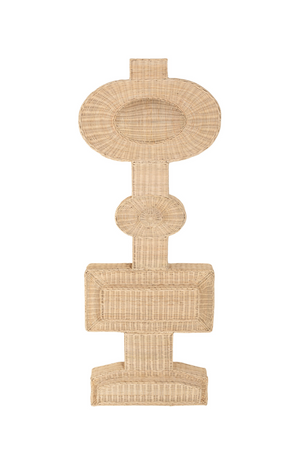 Geometrical Rattan Wall Lamp | Versmissen Totem | Oroa.com