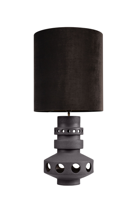 Black Earthenware Table Lamp | Versmissen Unfo | Oroa.com