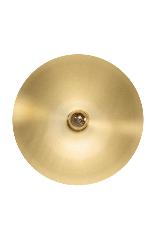 Circular Brass Wall Lamp S | Versmissen Zenith | Oroa.com