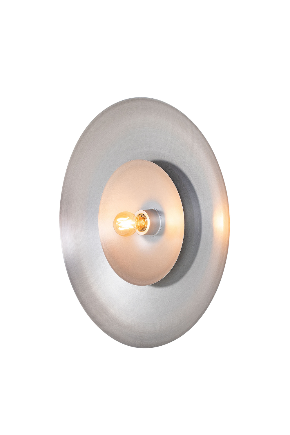 Circular Brass Wall Lamp L | Versmissen Zenith | Oroa.com