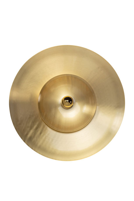 Circular Brass Wall Lamp L | Versmissen Zenith | Oroa.com