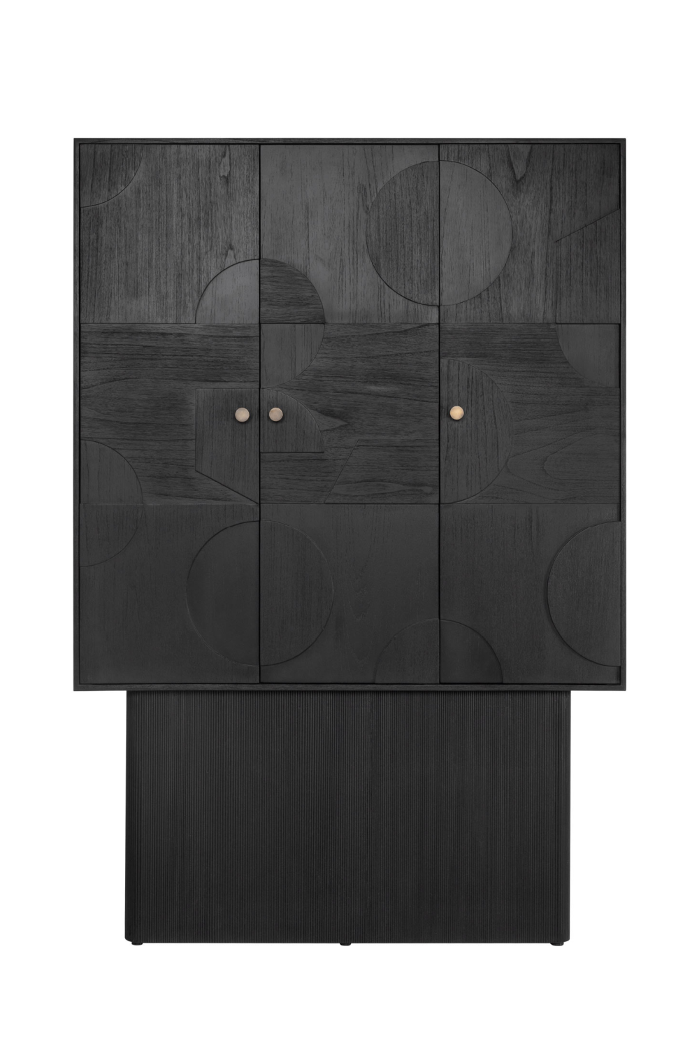 Geometrical Patterned Wooden Cabinet | Versmissen Zulgo | Oroa.com