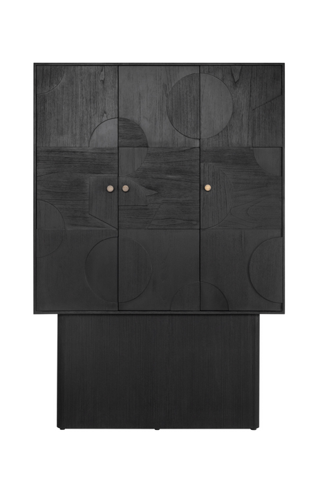 Geometrical Patterned Wooden Cabinet | Versmissen Zulgo | Oroa.com