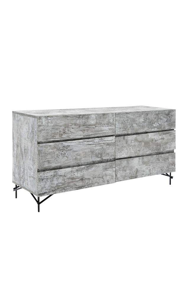 Gray Wooden 6-Drawer Dresser | OROA Modern Aria | Oroa.com