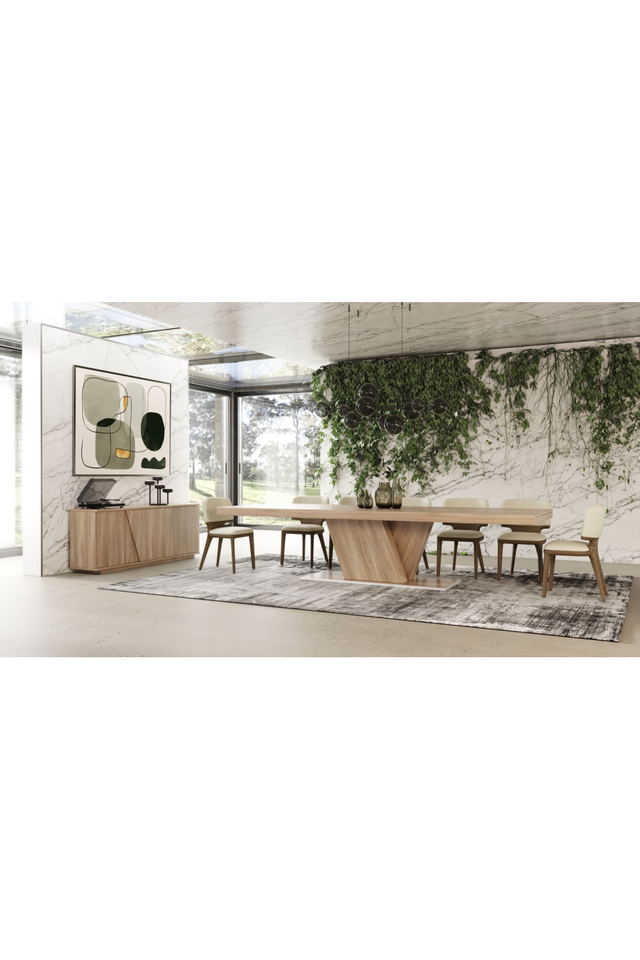 Walnut Caracalla Extendable Dining Table | OROA Modern Victoria | Oroa.com