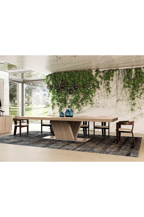 Walnut Caracalla Extendable Dining Table | OROA Modern Victoria | Oroa.com