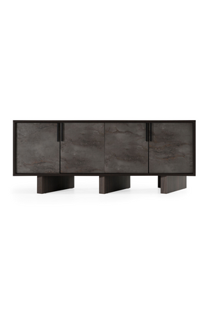 Gray Volcanic Rock 4-Door Sideboard | OROA Modern | Oroa.com