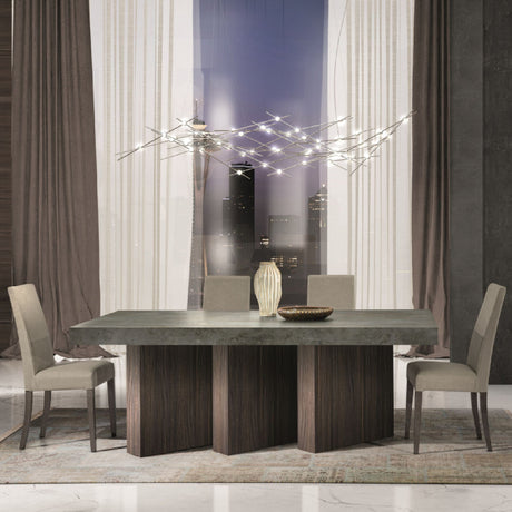   Volcanic Rock Extendable Dining Table | Oroa.com