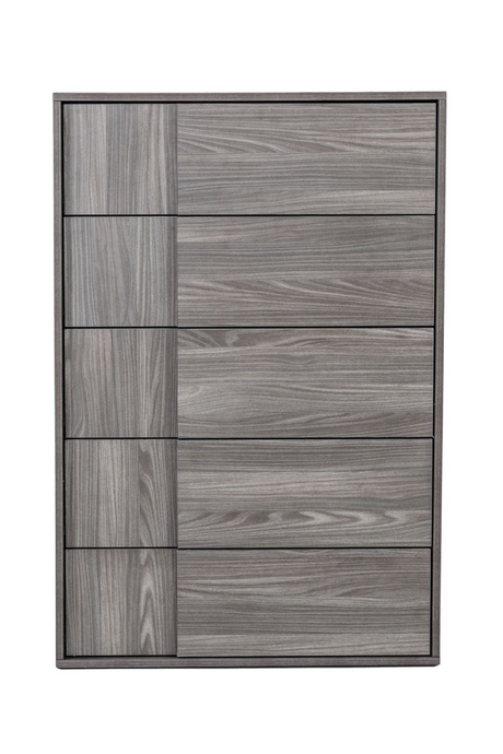 5-Drawer Gray Elm Chest | OROA Modern Asus | Oroa.com