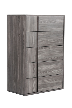 5-Drawer Gray Elm Chest | OROA Modern Asus | Oroa.com