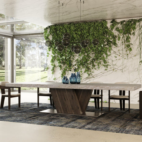   Pecan Elm Extendable Dining Table | Oroa.com