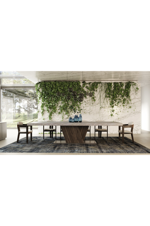 Pecan Elm Extendable Dining Table | OROA Modern Cairo | Oroa.com