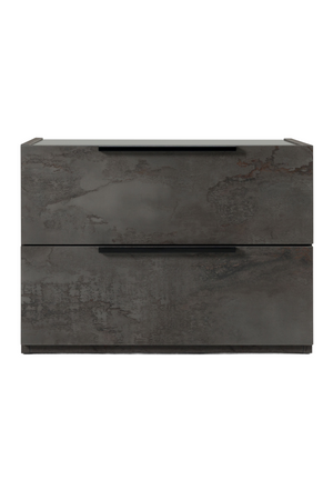 Volcano Oxide 2-Drawer Nightstand | OROA Modern Ferrara | Oroa.com