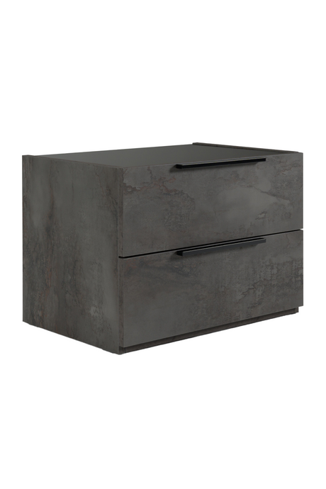 Volcano Oxide 2-Drawer Nightstand | OROA Modern Ferrara | Oroa.com