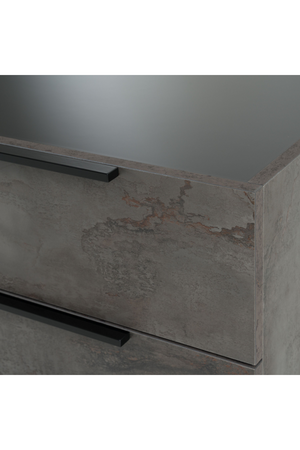 Volcano Oxide 2-Drawer Nightstand | OROA Modern Ferrara | Oroa.com