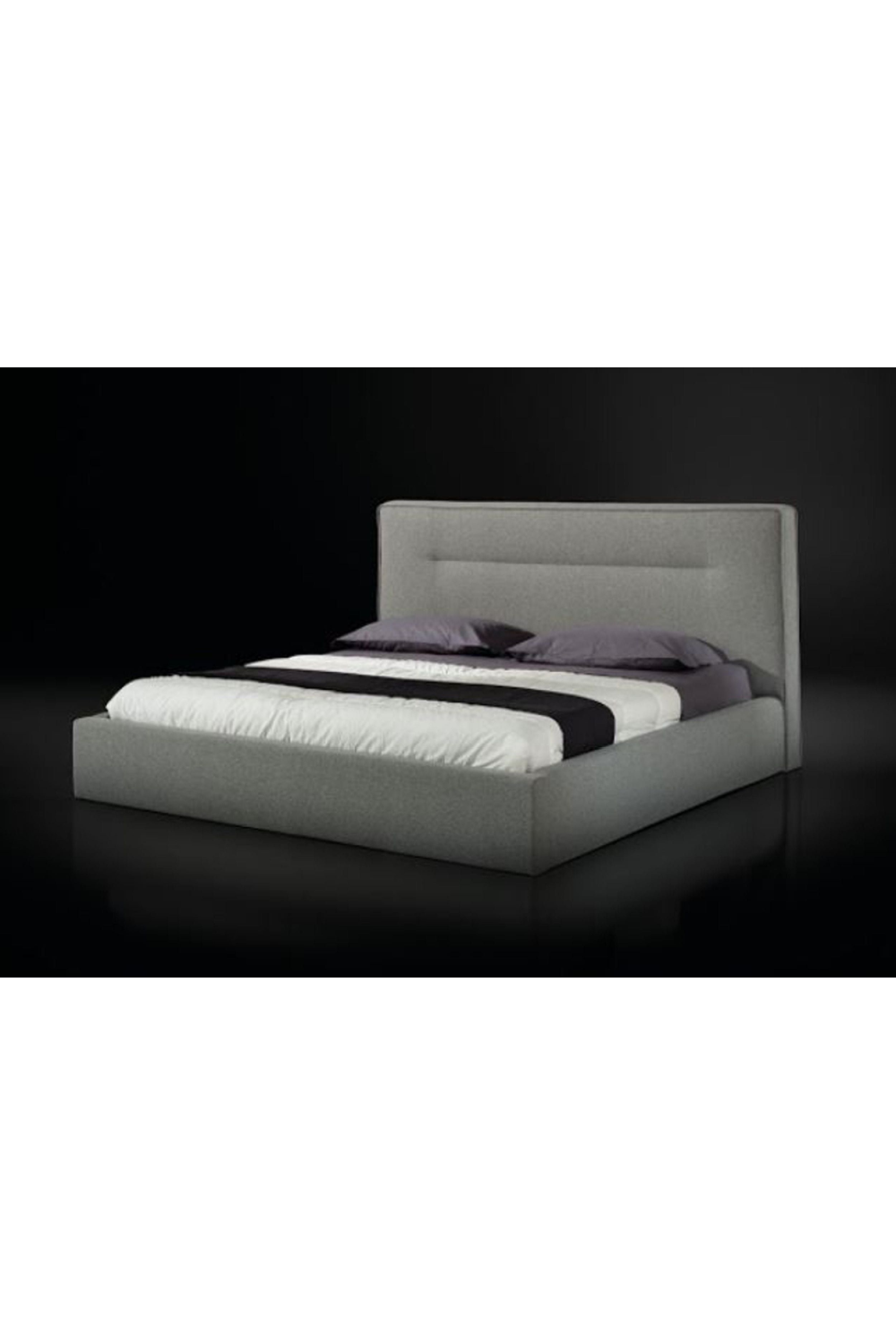 Gray Upholstered Bed | OROA Modern Juliana | Oroa.com