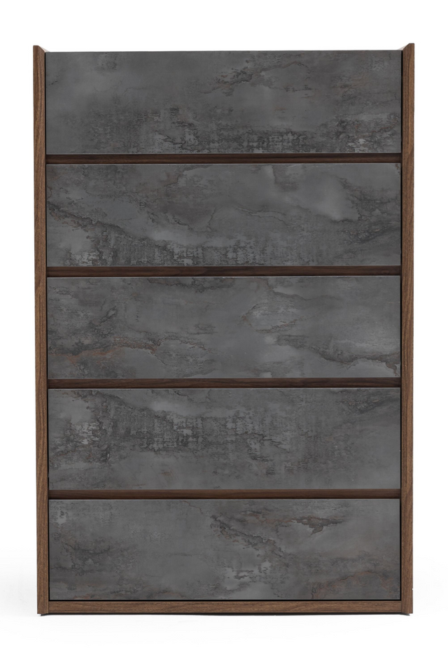Gray Stucco 5-Drawer Chest | OROA Modern Rado | Oroa.com