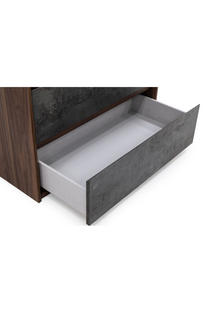 Gray Stucco 5-Drawer Chest | OROA Modern Rado | Oroa.com