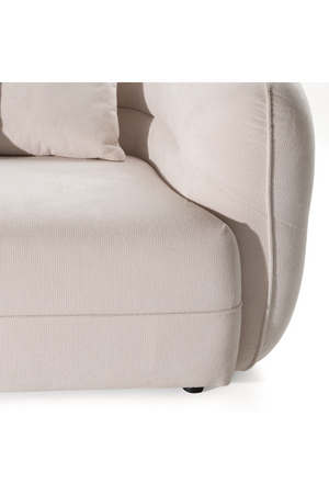 White Curved Sectional Sofa | OROA Modern Gypsy | Oroa.com