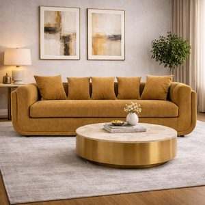   Orange Fabric Sofa | Oroa.com