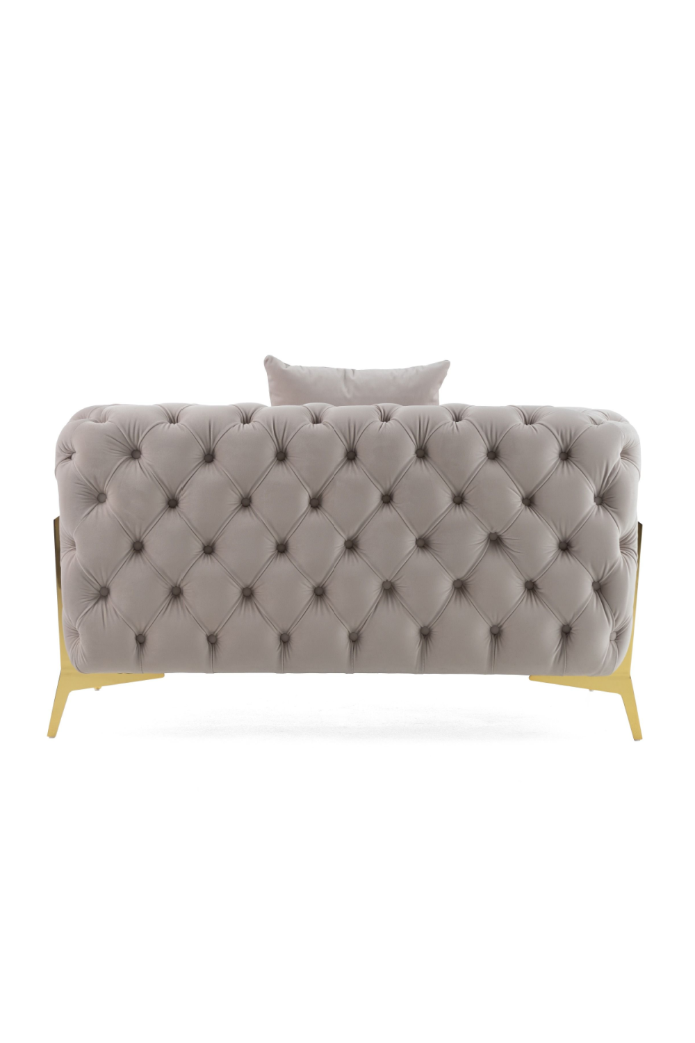 Button-Tufted Velvet Lounge Chair | OROA Modern Clarice | Oroa.com