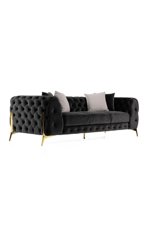 Button-Tufted Velvet Sofa | OROA Modern Clarice | Oroa.com