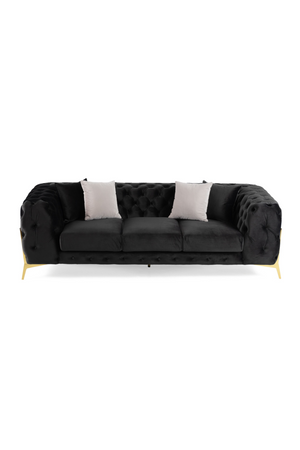 Button-Tufted Velvet Sofa | OROA Modern Clarice | Oroa.com
