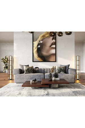 Square-Armed 2-Piece Sofa | OROA Modern Moreno | Oroa.com