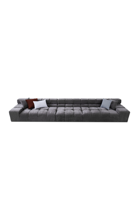 Gray Tufted Sofa | OROA Modern Rhonda | Oroa.com