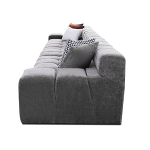   Gray Tufted Sofa | Oroa.com