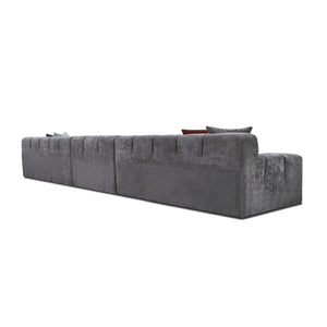   Gray Tufted Sofa | Oroa.com