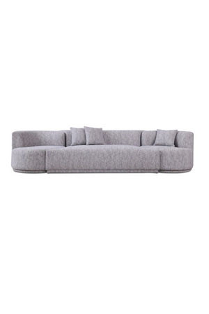 Gray 4-Seater Sofa with Swirling Chairs | OROA Modern Beau | Oroa.com