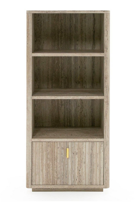 Travertine Vertical Bookcase | OROA Modern Roma | Oroa.com