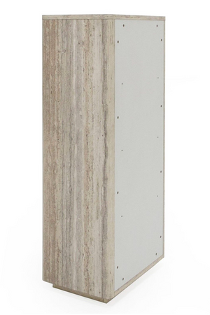 Travertine Vertical Bookcase | OROA Modern Roma | Oroa.com