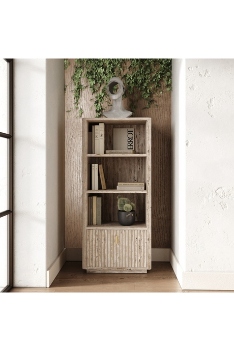 Travertine Vertical Bookcase | OROA Modern Roma | Oroa.com
