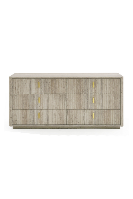 Travertine 6-Drawer Dresser | OROA Modern Roma | Oroa.com