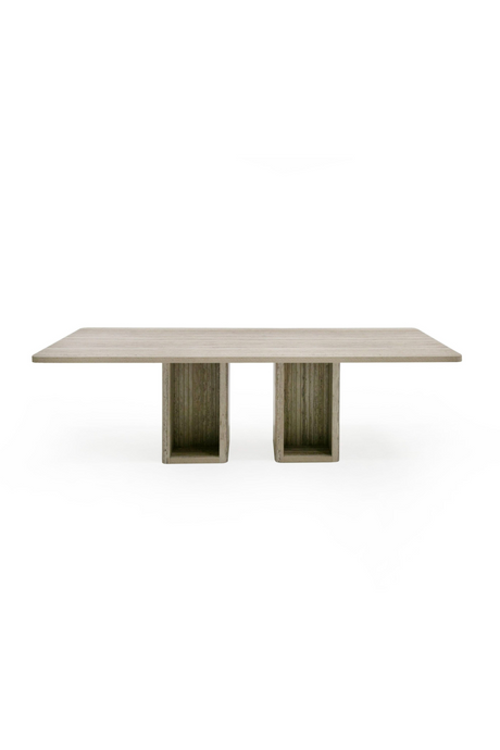 Rectangular Travertine Dining Table | OROA Modern Roma | Oroa.com