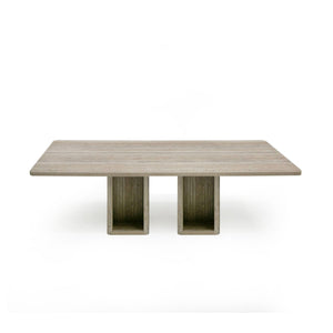   Rectangular Travertine Dining Table | Oroa.com