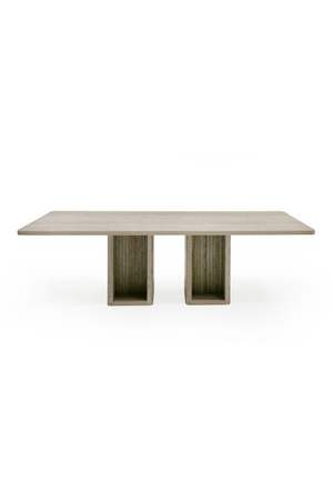 Rectangular Travertine Dining Table | OROA Modern Roma | Oroa.com
