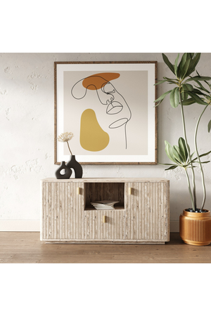 Travertine Horizontal File Cabinet | OROA Modern Roma | Oroa.com