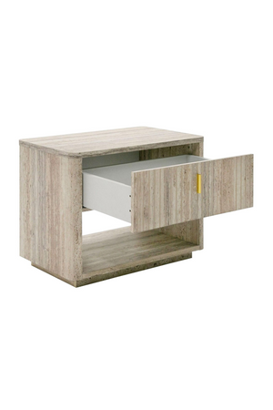 Travertine 1-Drawer Nightstand | OROA Modern Roma | Oroa.com