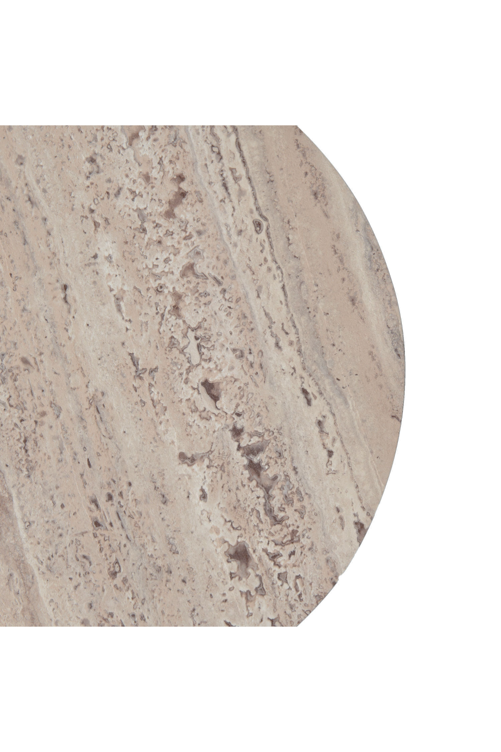 Travertine End Table | OROA Modern Roma