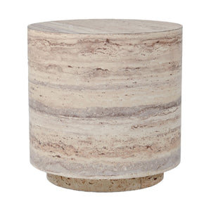   Travertine End Table | Oroa.com