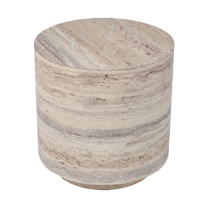   Travertine End Table | Oroa.com