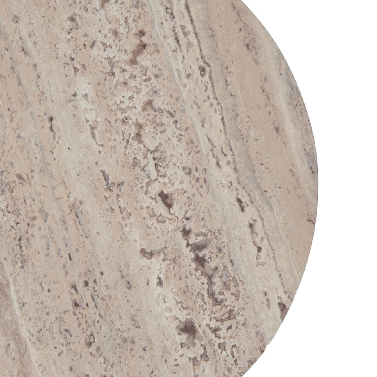   Travertine End Table | Oroa.com