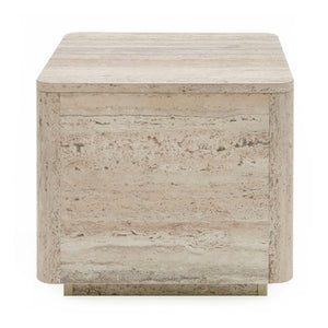   Travertine End Table | Oroa.com